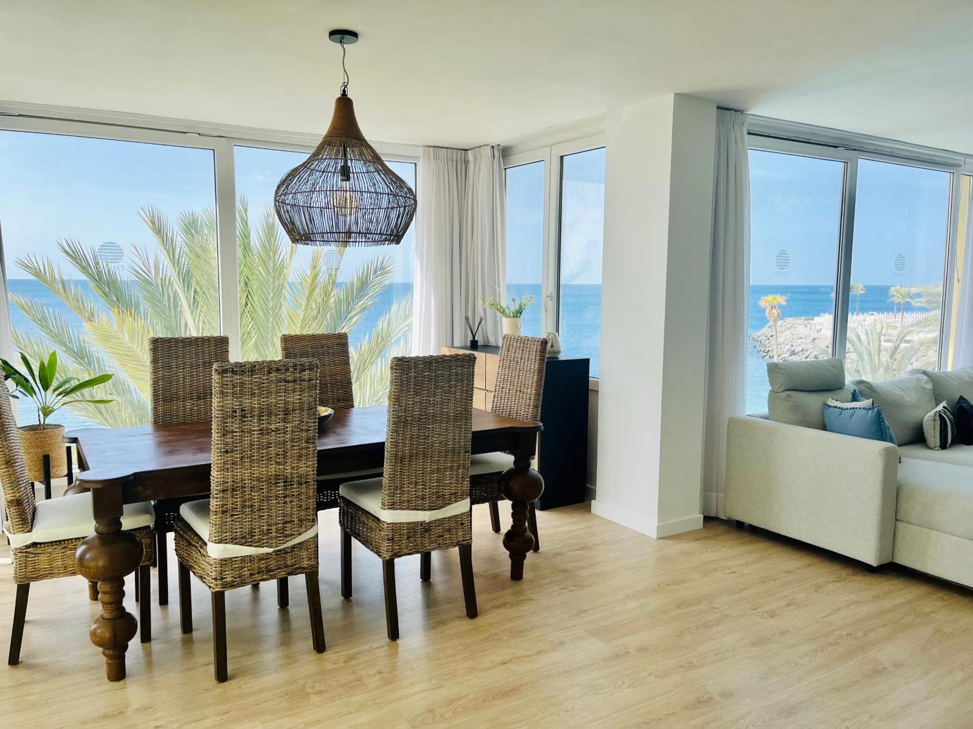 Luxury Sunset Ocean View Apartment Arguineguin Bagian luar foto